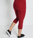 Everyday Cropped Leggings - Red Wine