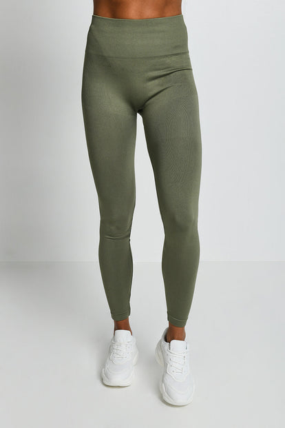 Legging taille haute sans couture Ultimate - Vert Sauge