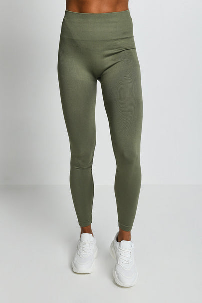 Legging taille haute sans couture Ultimate - Vert Sauge