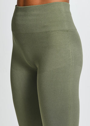 Legging taille haute sans couture Ultimate - Vert Sauge