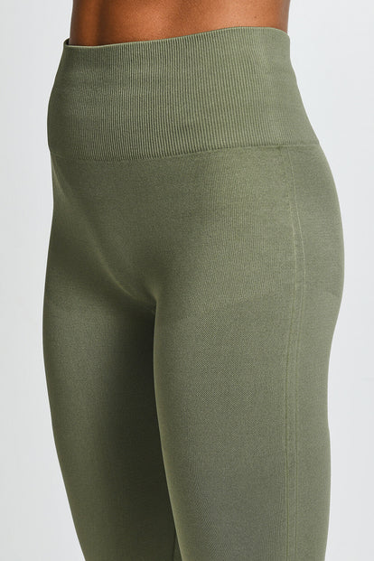 Legging taille haute sans couture Ultimate - Vert Sauge