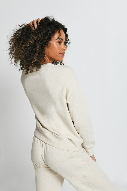 Sweat Lounge-Luxe - Vanilla Marl