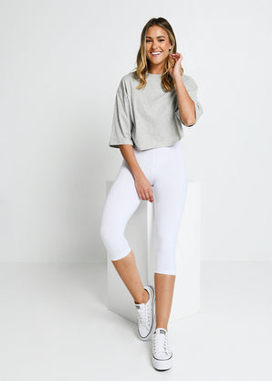 Legging court Everyday - Blanc