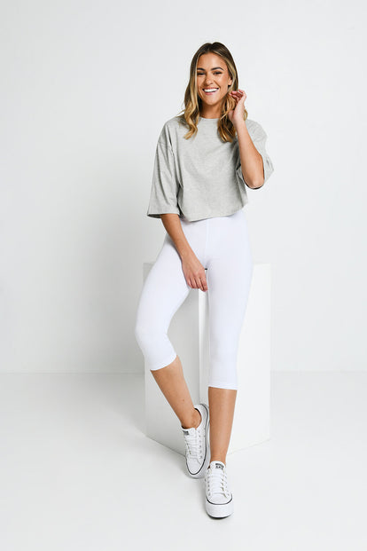 Legging court Everyday - Blanc