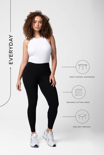 Legging taille haute Everyday - Noir