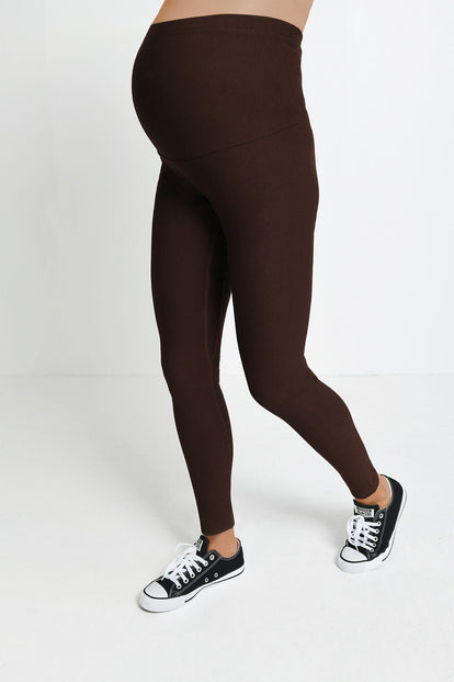 Legging de grossesse Winter Everyday - Espresso Marron