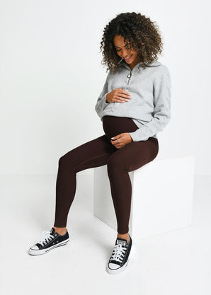 Legging de grossesse Winter Everyday - Espresso Marron