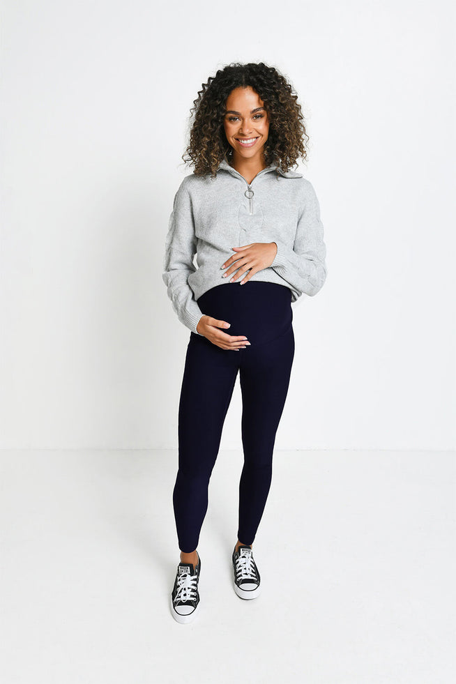 Maternity Winter Everyday Leggings - Vintage Navy